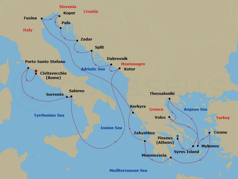 Cruise Map