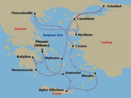 Cruise Map