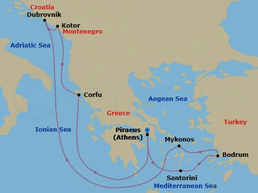 Cruise Map