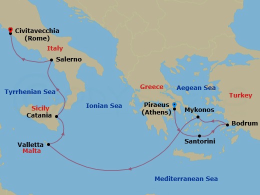 Cruise Map