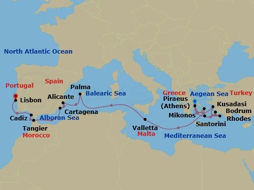 Cruise Map