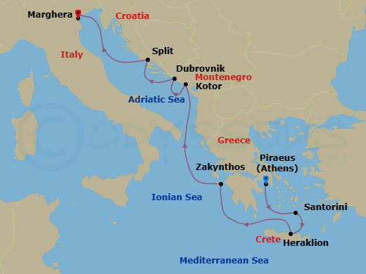 Cruise Map
