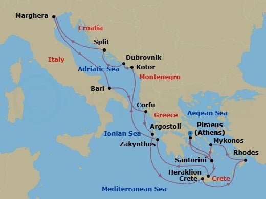 Cruise Map