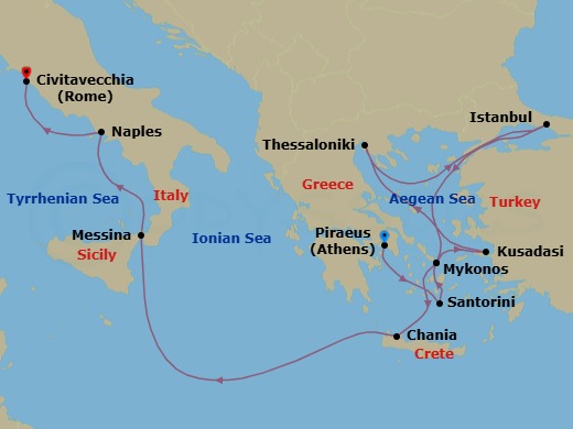Cruise Map