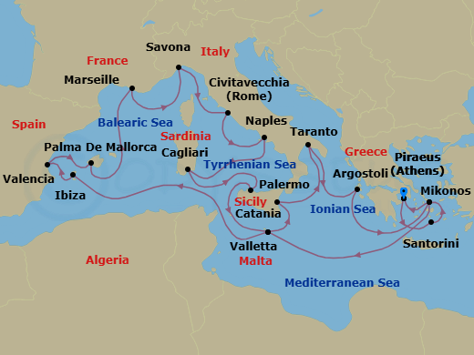 Cruise Map