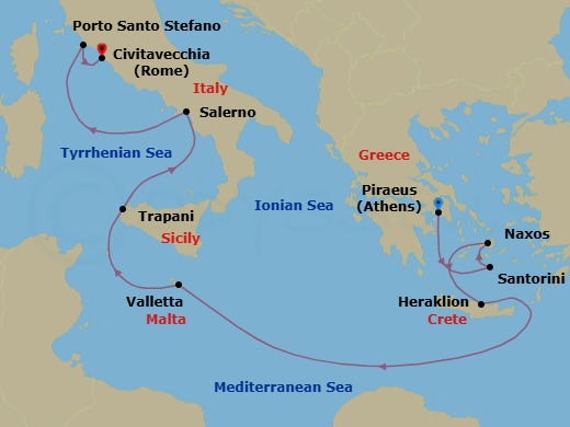 Cruise Map