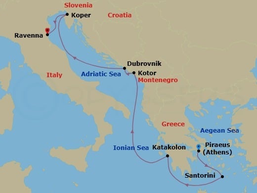 Cruise Map