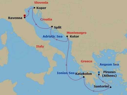 Cruise Map