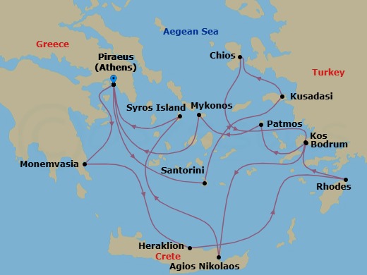 Cruise Map
