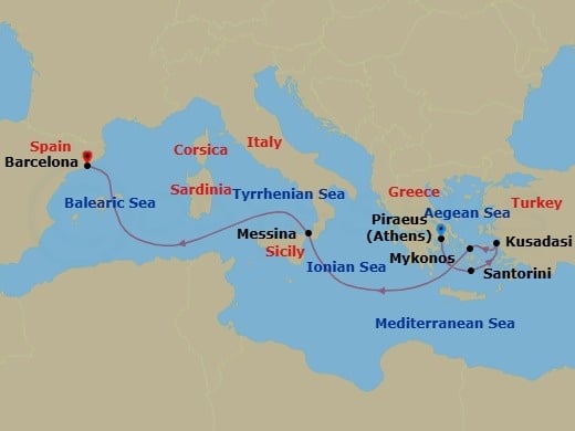 Cruise Map