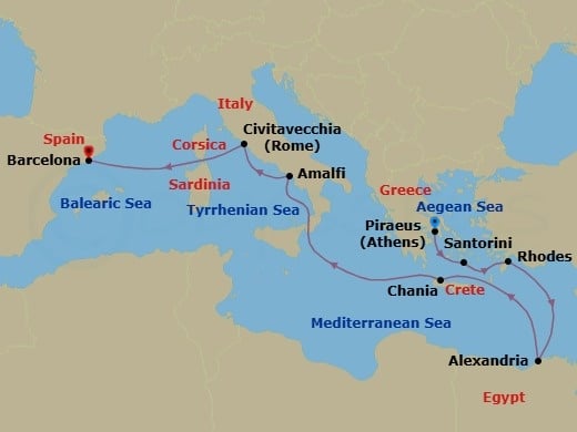 Cruise Map