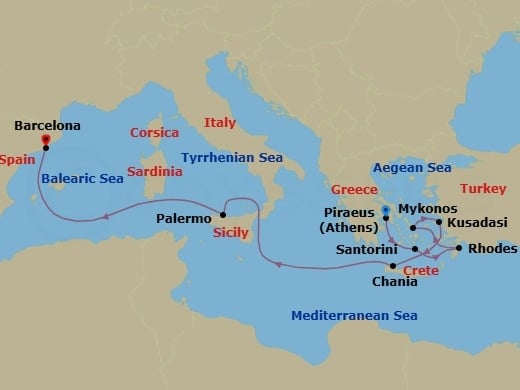 Cruise Map