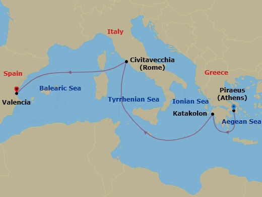Cruise Map