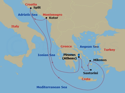 Cruise Map