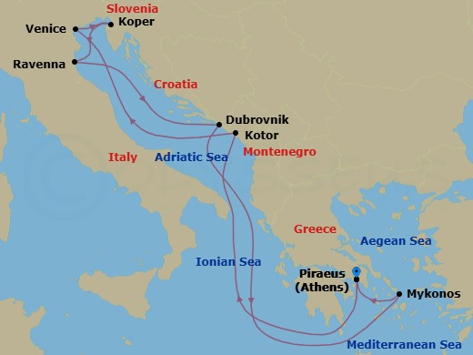 Cruise Map