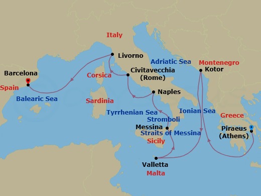 Cruise Map