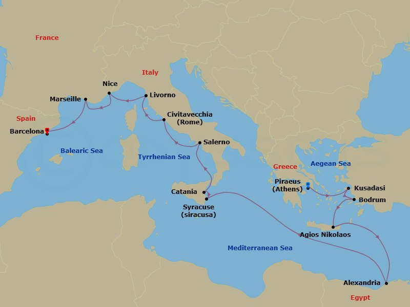 Cruise Map