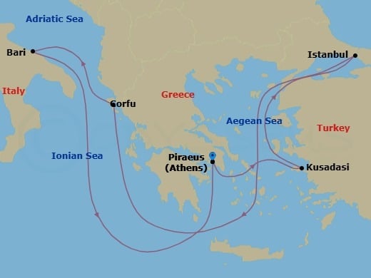Cruise Map