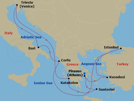 Cruise Map