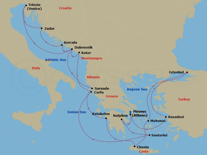 Cruise Map