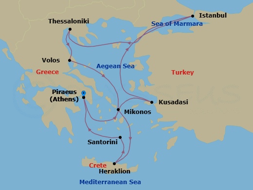 Cruise Map