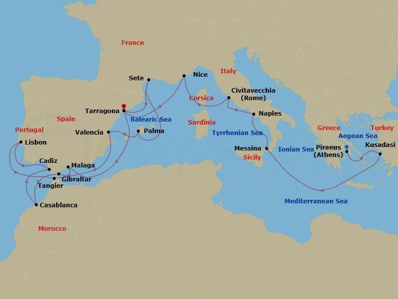 Cruise Map