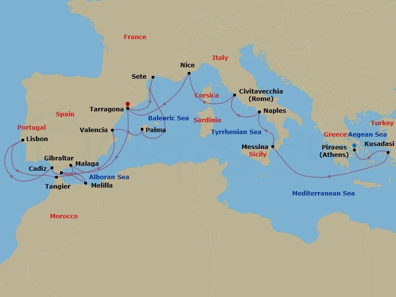 Cruise Map