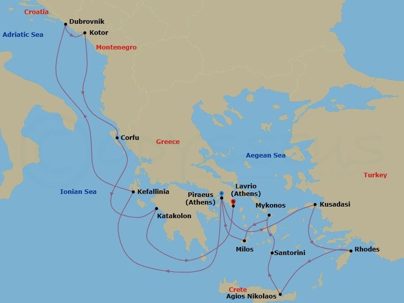 Cruise Map