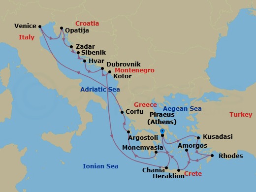 Cruise Map
