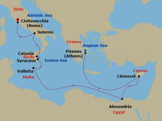 Cruise Map