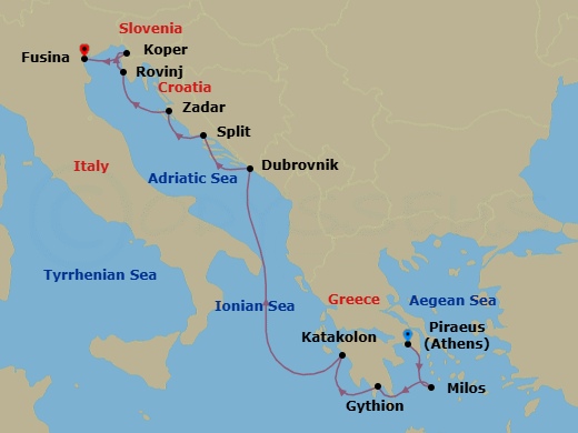 Cruise Map