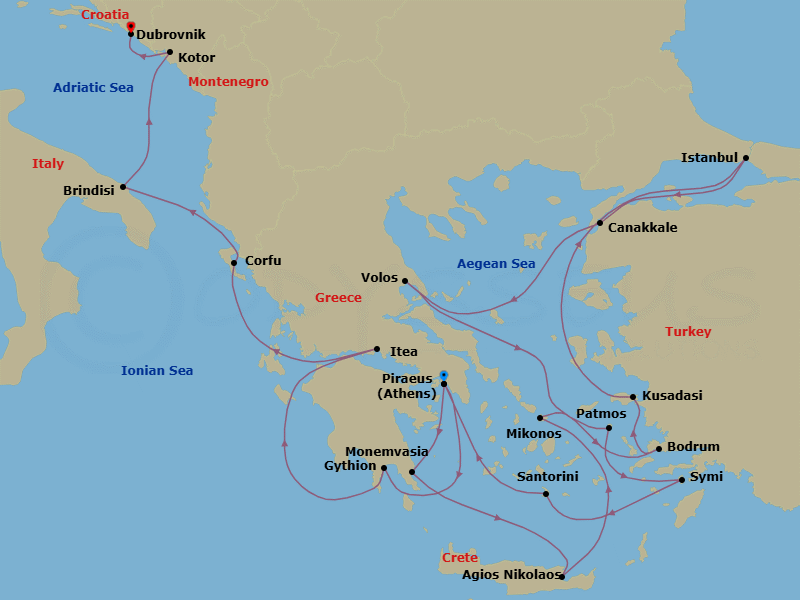 Cruise Map