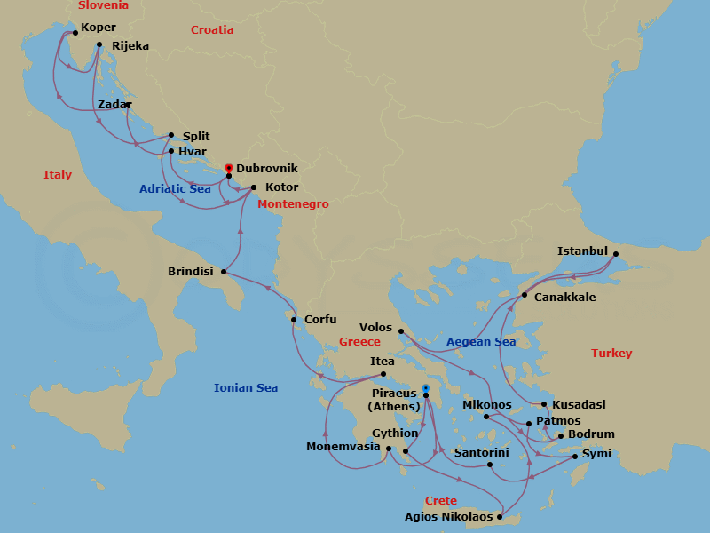 Cruise Map