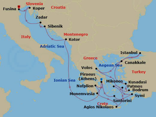 Cruise Map