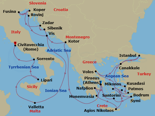 Cruise Map