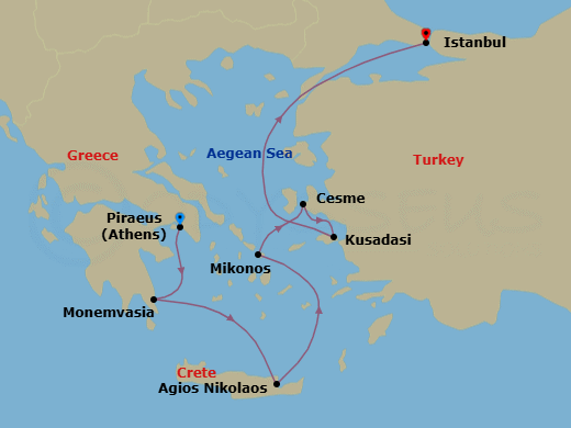 Cruise Map