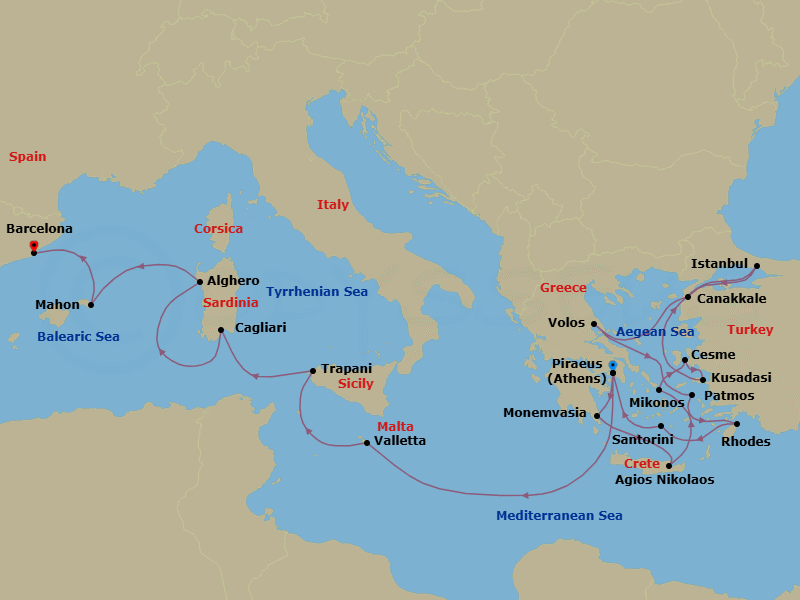 Cruise Map