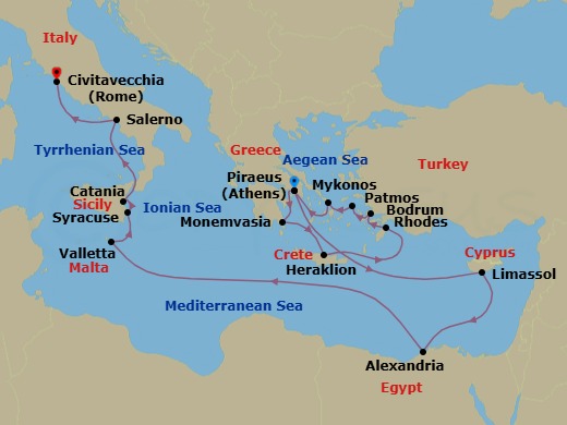 Cruise Map
