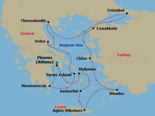 Cruise Map