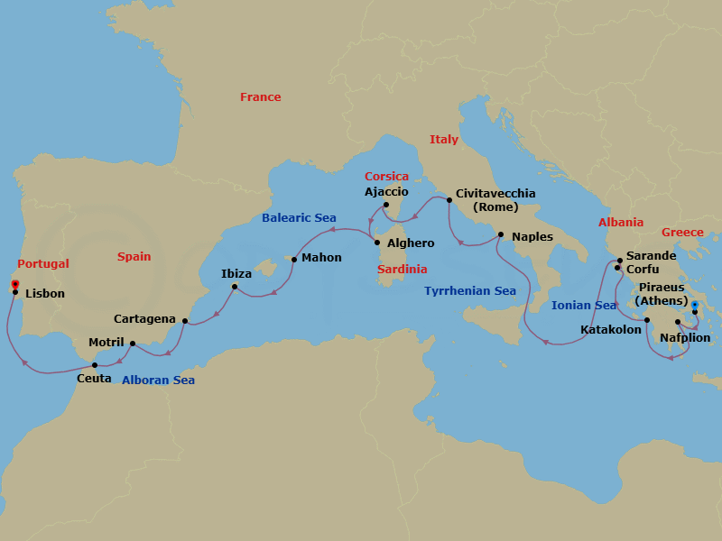 Cruise Map