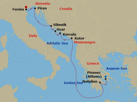 Cruise Map
