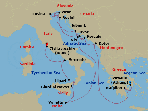 Cruise Map