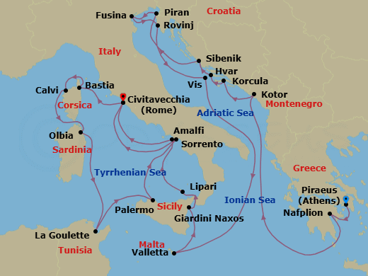 Cruise Map
