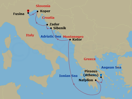 Cruise Map