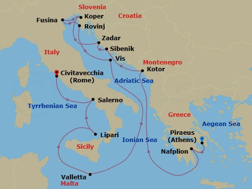 Cruise Map