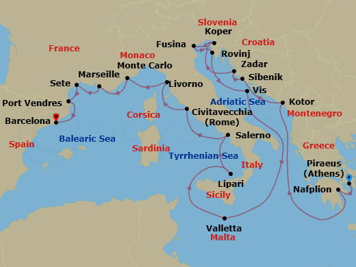 Cruise Map