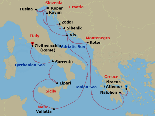 Cruise Map