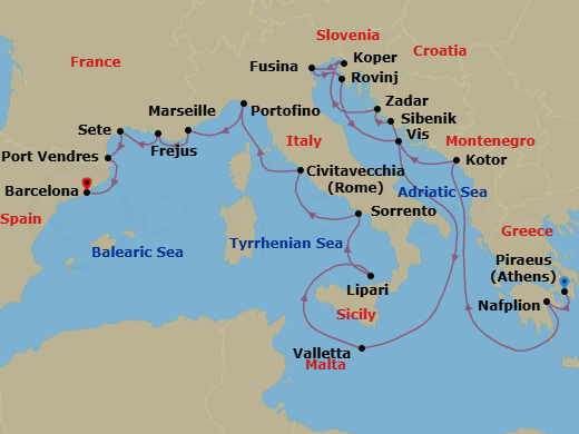 Cruise Map
