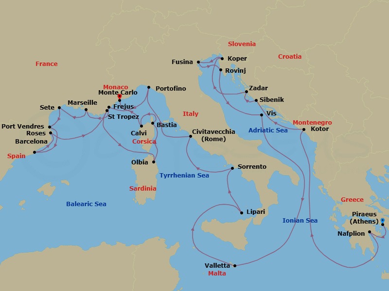 Cruise Map