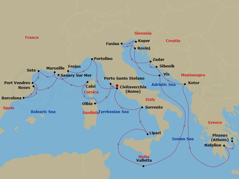Cruise Map